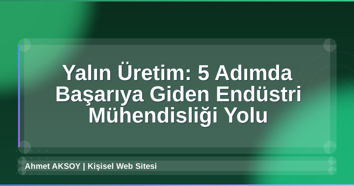 Yalın Üretim