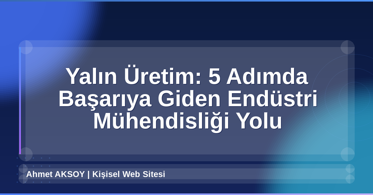 Yalın Üretim