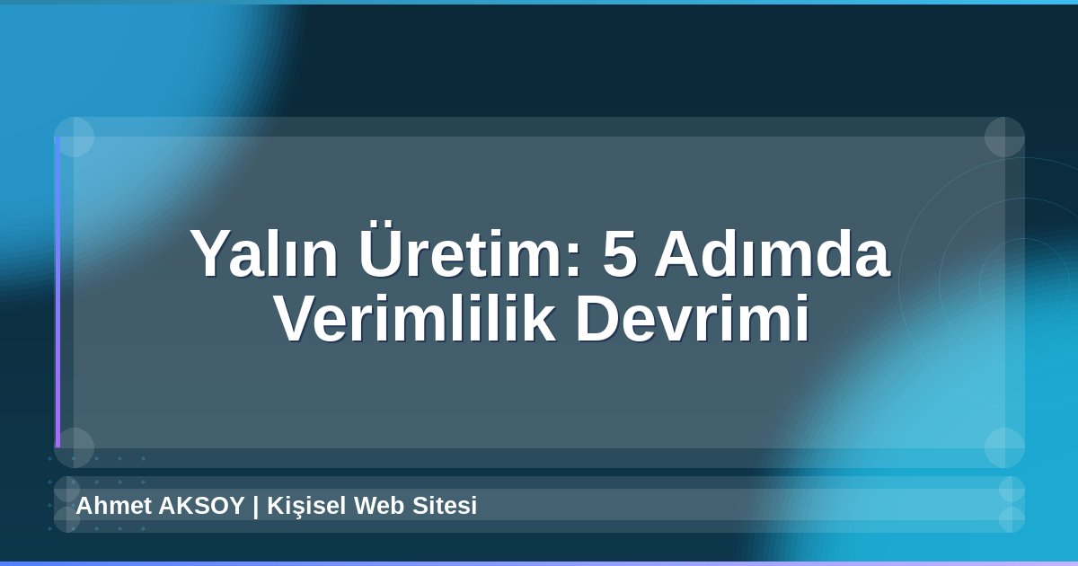 Yalın Üretim
