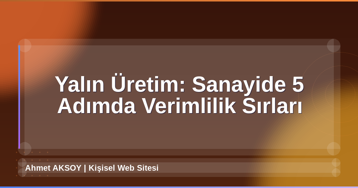 Yalın Üretim