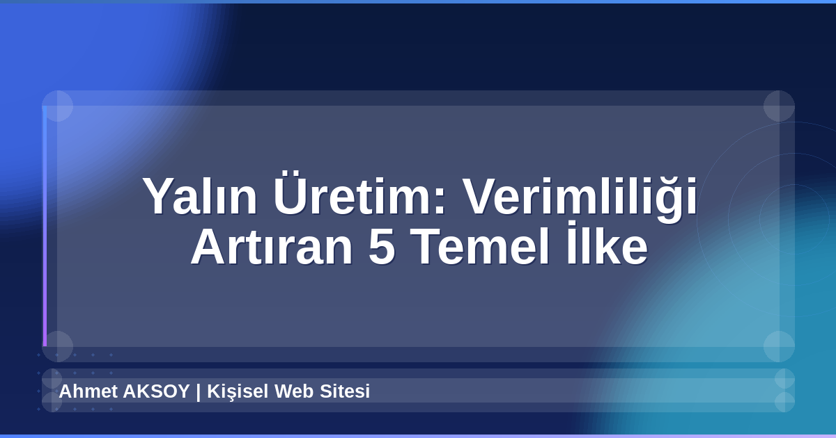 Yalın Üretim