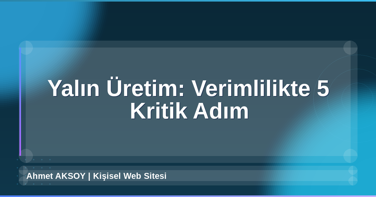 Yalın Üretim