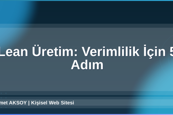 Lean Üretim