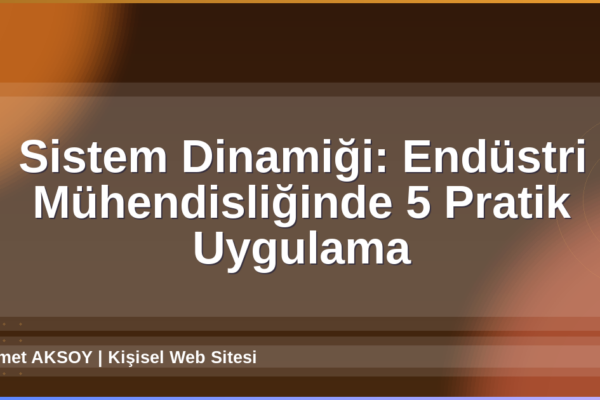 Sistem Dinamiği