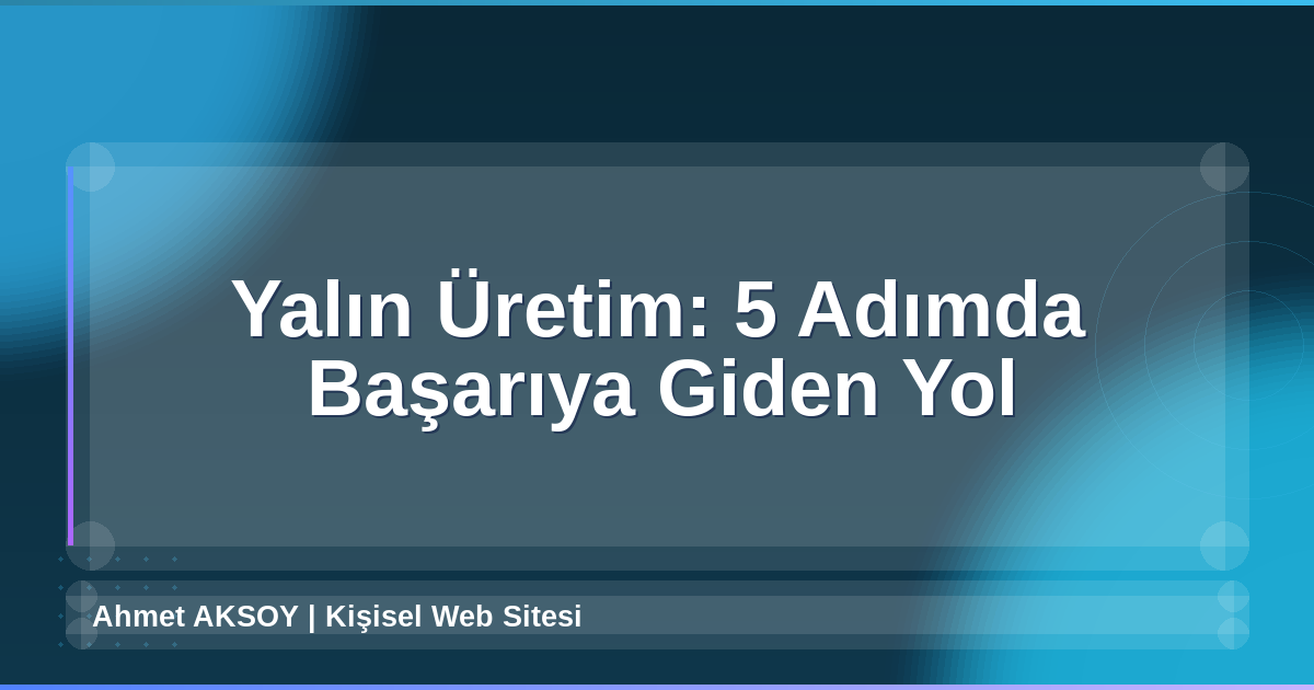 Yalın Üretim