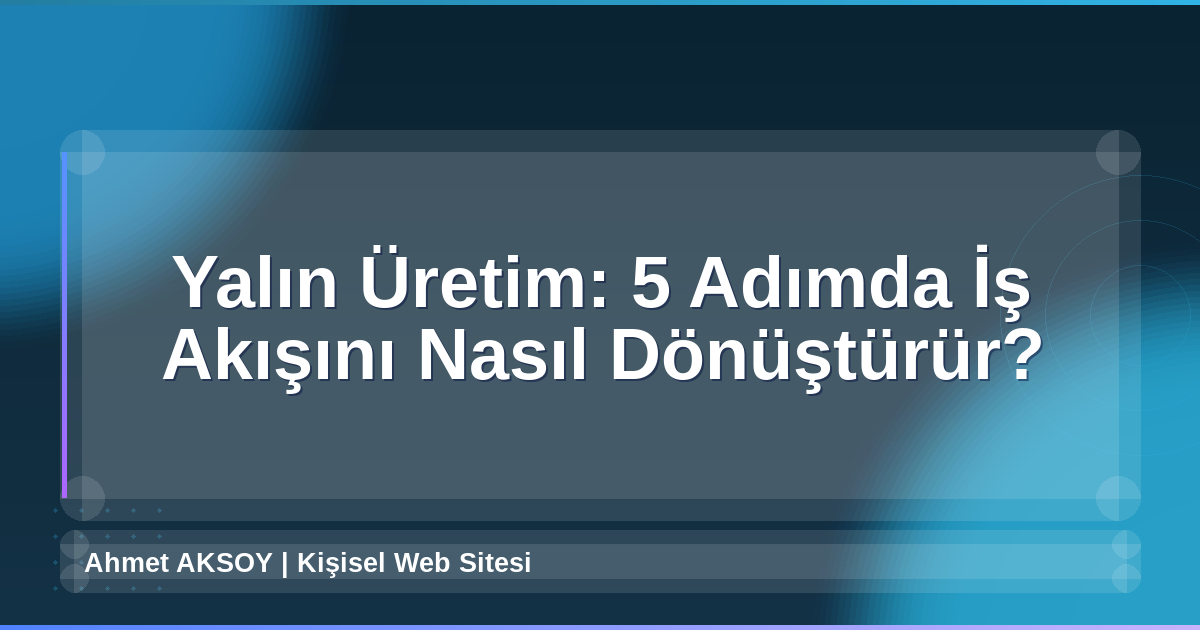 Yalın Üretim