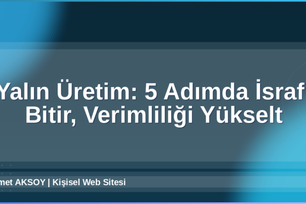 Yalın Üretim