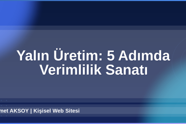 Yalın Üretim