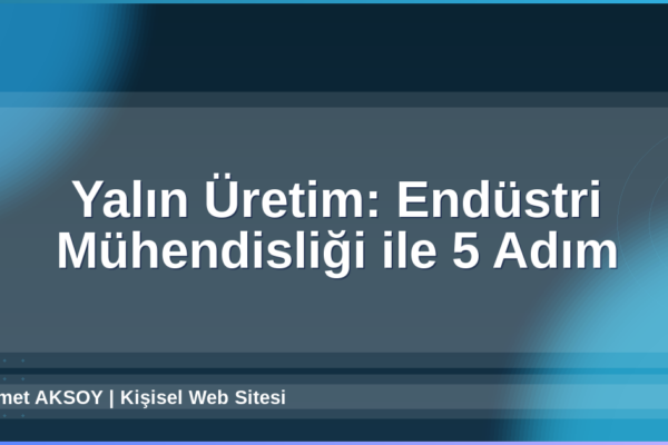 Yalın Üretim