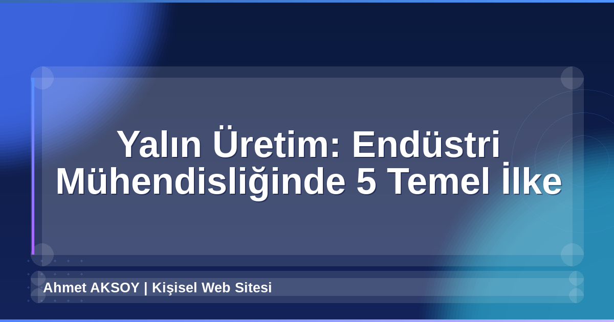 Yalın Üretim