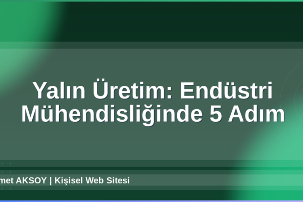 Yalın Üretim