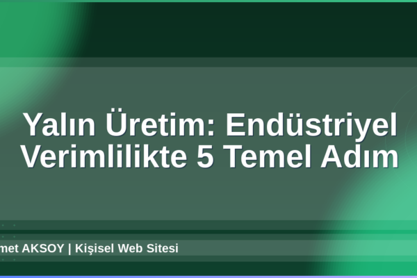 Yalın Üretim
