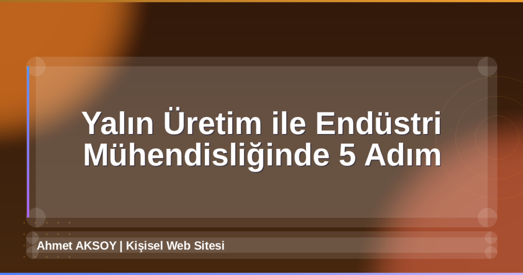 Yalın Üretim