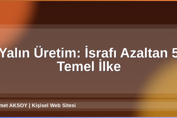 Yalın Üretim