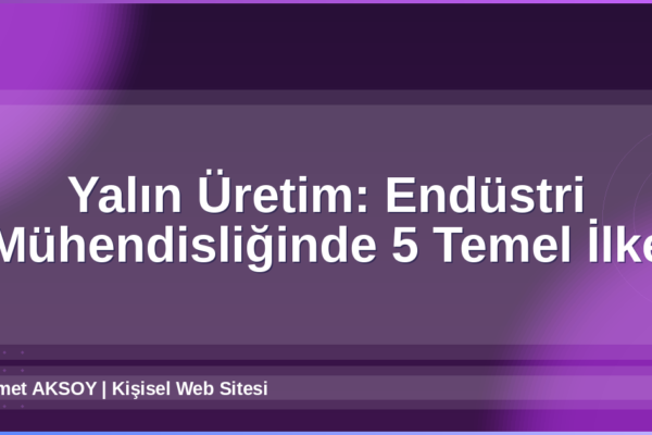 Yalın Üretim